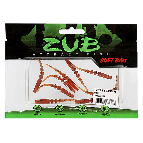 Червь ZUB Crazy Leech 2.0 911 01