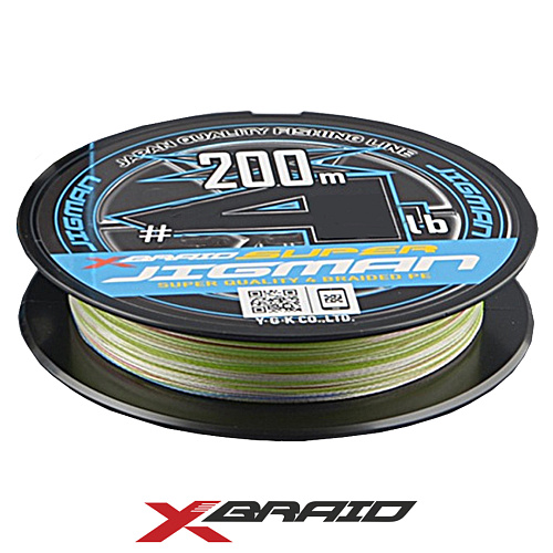 Шнур X-Braid (YGK) Super Jigman X4 multicolor 200m 03