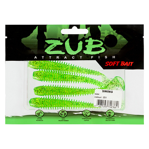 Твистер ZUB Swing 3,4-4,7 351 01