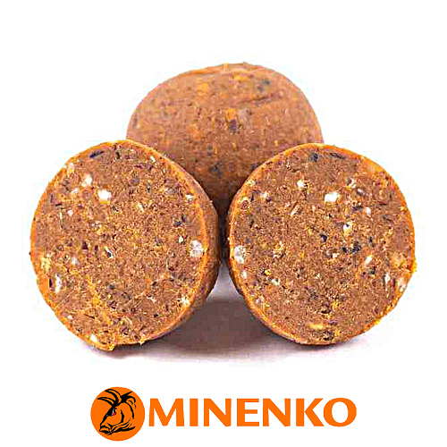 Бойлы Minenko Soluble пылящие насадочные 14мм (Honey) 04