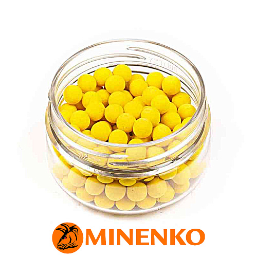 Бойлы Minenko Pop-Up плавающие 8мм (Honey Fluo) 01