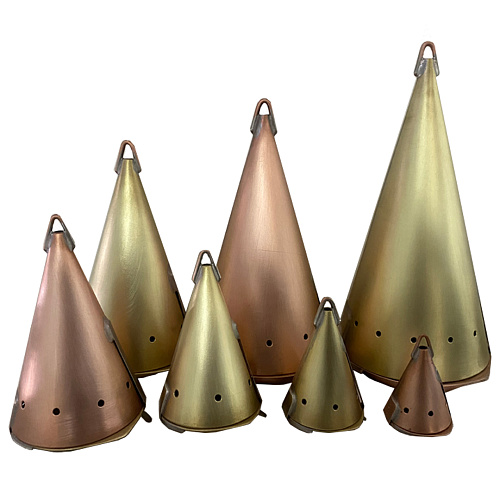 Кормушка зима Медь Латунь 02