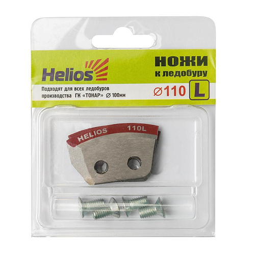 Ножи для ледобура Helios левые полукруглые 01