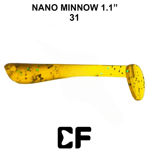 Виброхвост Crazy Fish Nano Minnow 1.1 31 6 0