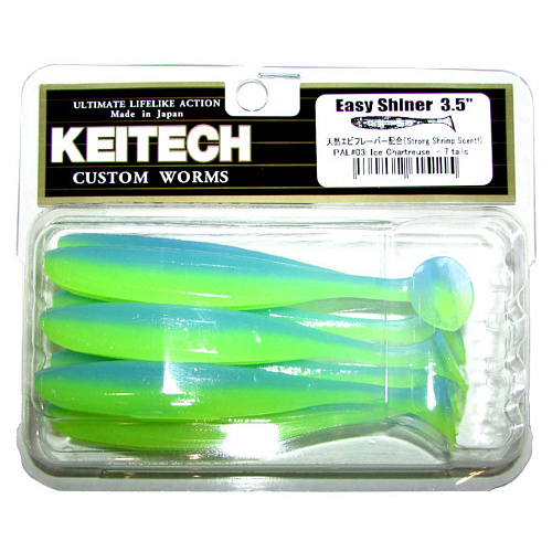 Виброхвост Keitech Easy Shiner 3.5 01 PA03