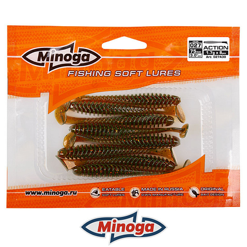 Виброхвост Minoga Action 027 3