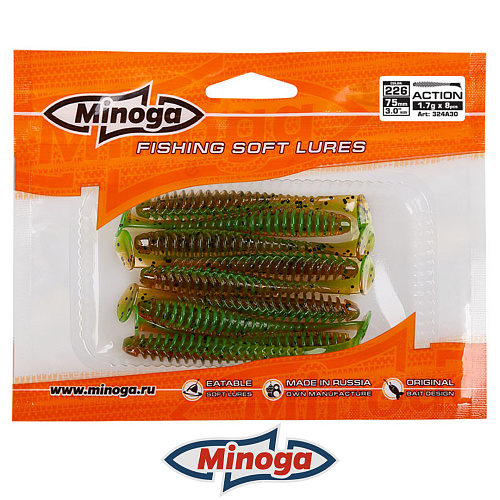 Виброхвост Minoga Action 226 3