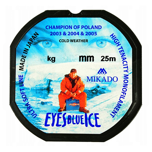 Леска Mikado Eyes Blue Ice 25m 000