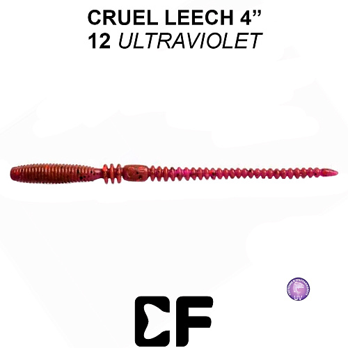 Червь Crazy Fish Cruel Leech 4.0 12 6 0