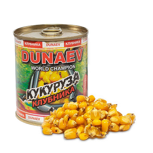 Добавка для прикормки Dunaev мет.б 320 Кукуруза-Клубника 1
