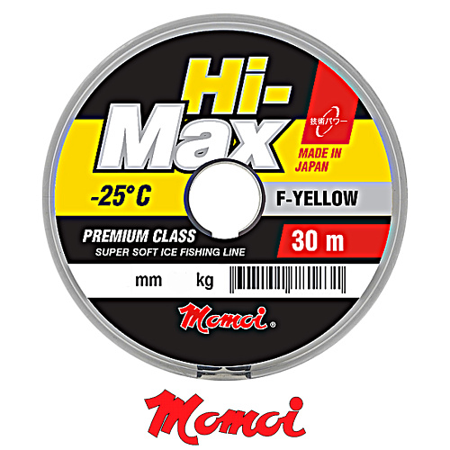 Леска Momoi Hi-Max F-Yellow 30м 00