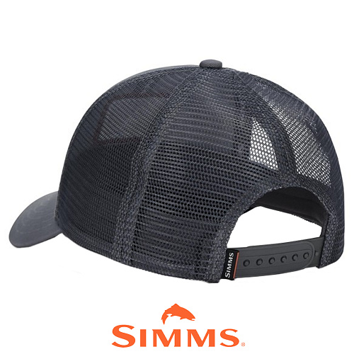 Кепка Simms Single Haul Small Fit Trucker (Gunmetal Trout) 01