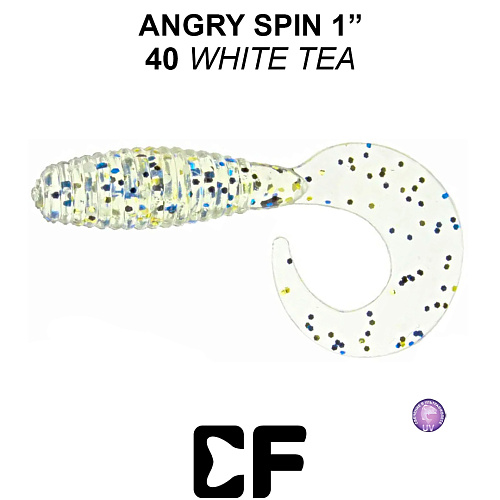Твистер Crazy Fish Angri Spin 1.0 40 6 0