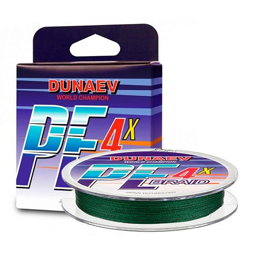 Шнур Dunaev Braid PE X4 Green 150m 001