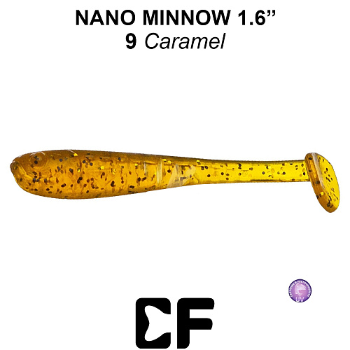 Виброхвост Crazy Fish Nano Minnow 1.6 09 0