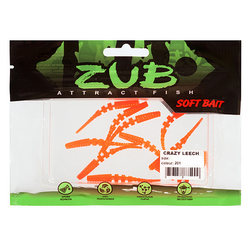 Червь ZUB Crazy Leech 2.0 201 01