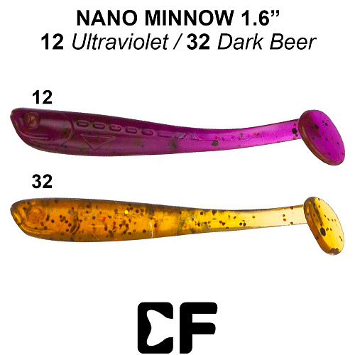 Виброхвост Crazy Fish Nano Minnow 1.6 12 32 0
