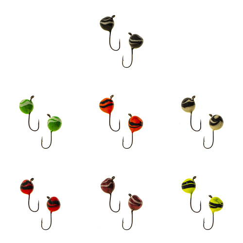 Мормышка LumiCom вольфрам Дробинка с ушком (обмазка винт) 00