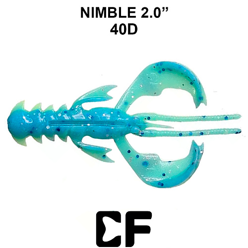 Рак Crazy Fish Nimble 2.0 плавающие 40d 0