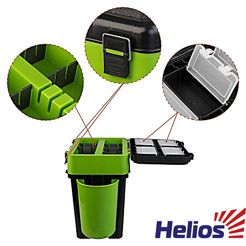 Ящик зима Helios FishBox двухсекционный 19L 11