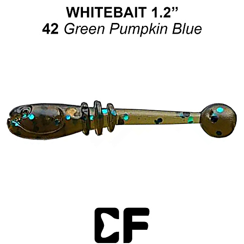 Слаг Crazy Fish Whitebait 1.2 42 0