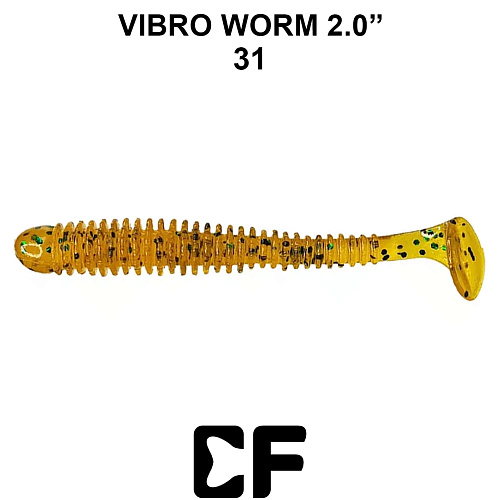 Виброхвост Crazy Fish Vibro Worm 2.0 31 0