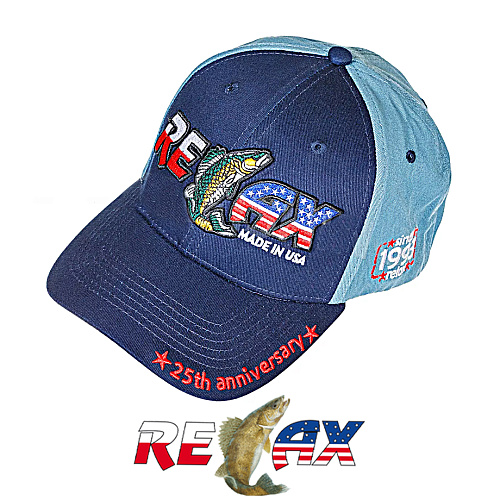 Фирменная кепка Relax (синяя) 00