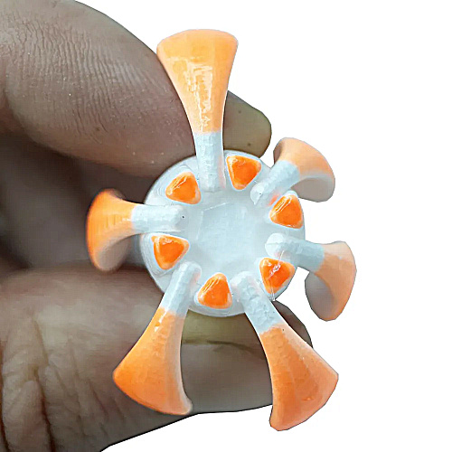 Поплавок зима Цветочек 6-и лепестка 02