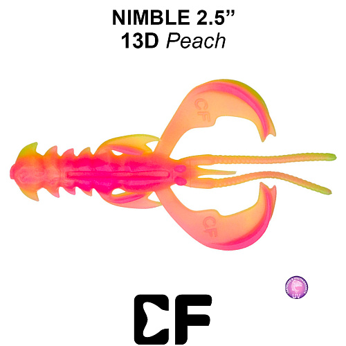 Рак Crazy Fish Nimble 2.5 13d 0