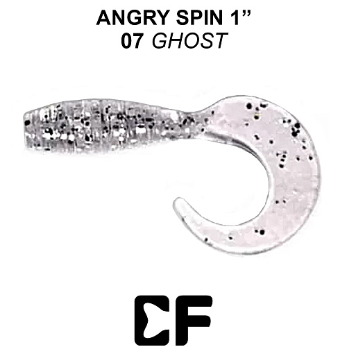 Твистер Crazy Fish Angri Spin 1.0 07 6 0