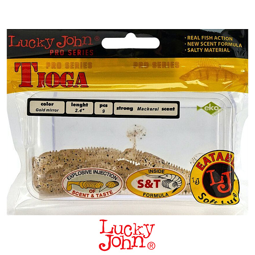 Виброхвост Lucky John Tioga 2.4 S10 1