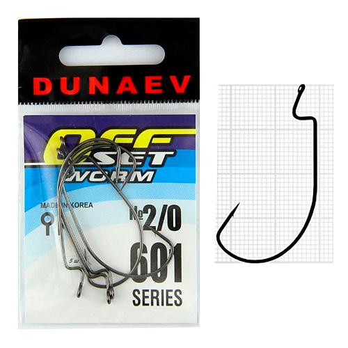 Крючок Dunaev Offset Worm 601 2.0