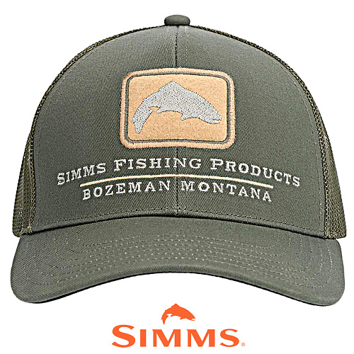 Кепка Simms Double Haul Icon Trucker 05 Smokey Olive