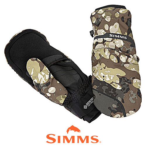 Рукавицы Simms Gore-Tex ExStream FO Mitt riparian camo 02