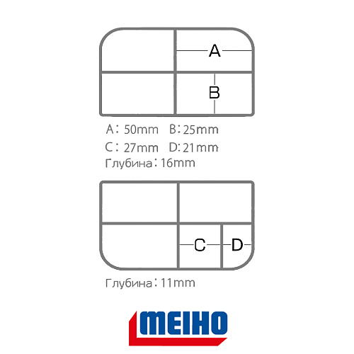 Коробка Meiho Versus 310 02