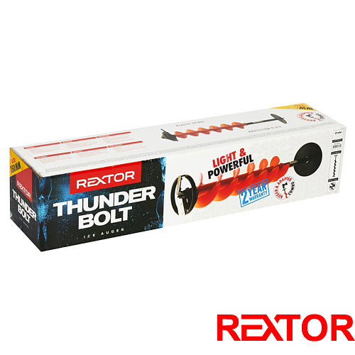 Шнек ледобура Rextor Thunderbolt пластиковый с адаптером 06