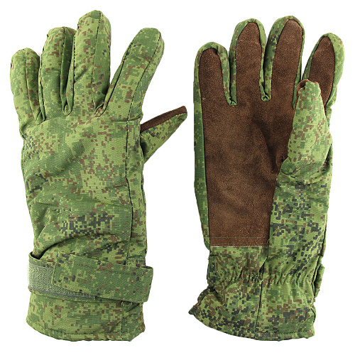 Перчатки Росгвардия вставки замша, цифра 00