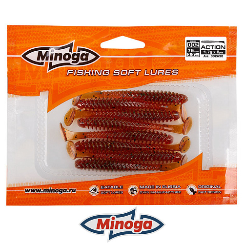 Виброхвост Minoga Action 002 3
