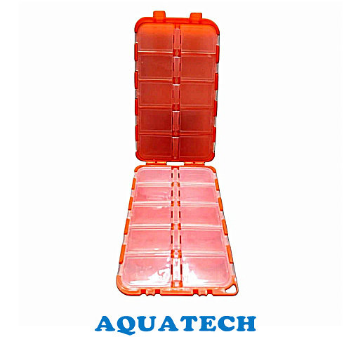 Коробка Aquatech двойная 20 ячеек с крышками 01