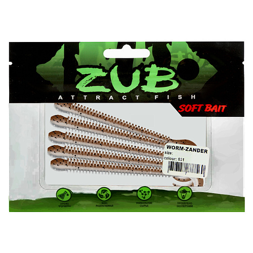 Твистер ZUB Warm-Zander 4.3 031 01