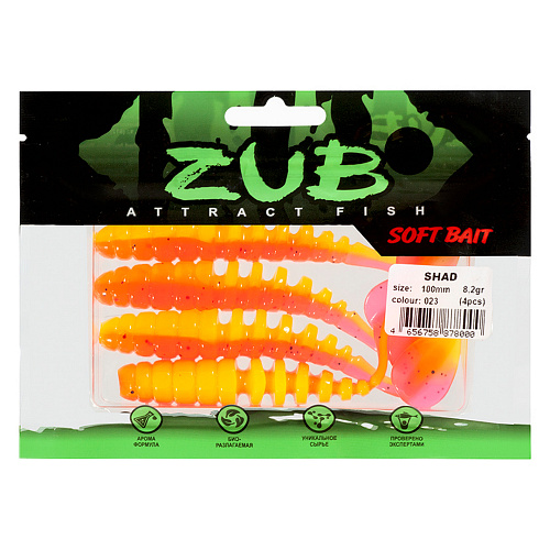 Виброхвост ZUB Shad 3,0-4,0 023 01