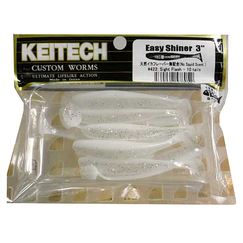 Виброхвост Keitech Easy Shiner 3.0 01 422