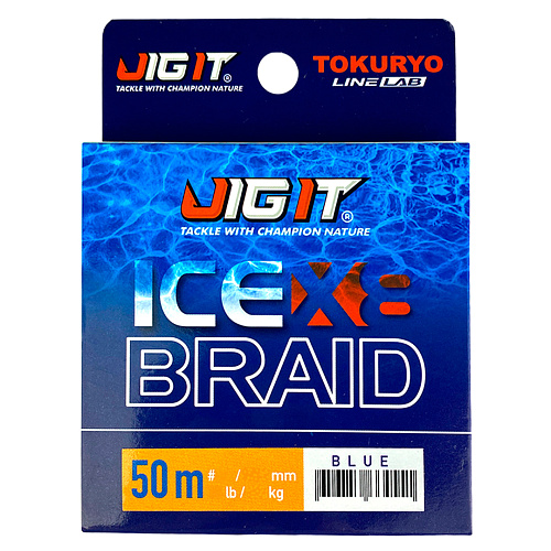 Шнур Jig-It х Tokuryo Ice Braid Х8 Blue 50m 000