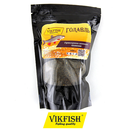 Прикормка Vikfish зимняя увлажненная голавль