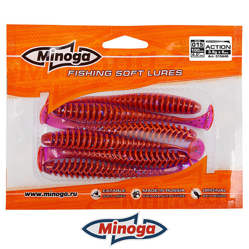 Виброхвост Minoga Action 015 3
