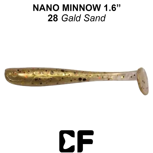 Виброхвост Crazy Fish Nano Minnow 1.6 28 0