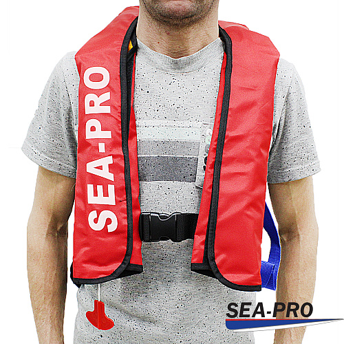 Жилет Sea-Pro спасательный автоматический красный 03