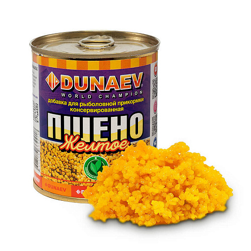 Добавка для прикормки Dunaev мет.б 320 Пшено Желтое 1