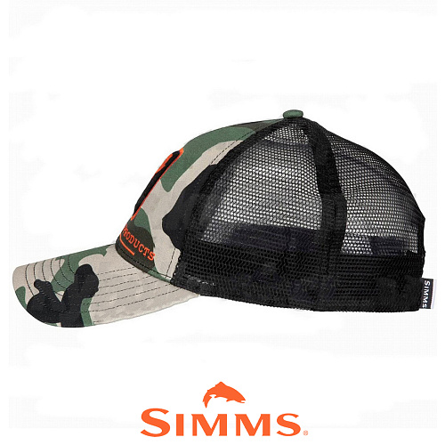Кепка Simms Bass Icon Trucker (Woodland Camo) 02