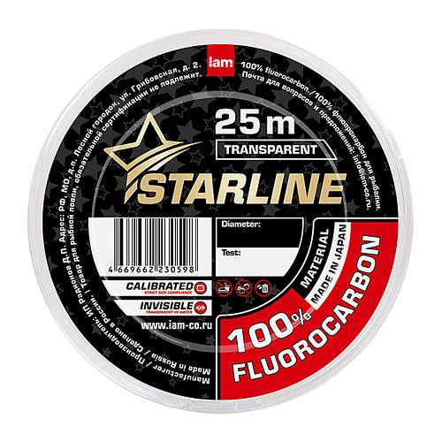 Флюорокарбон Iam Starline 25m 000